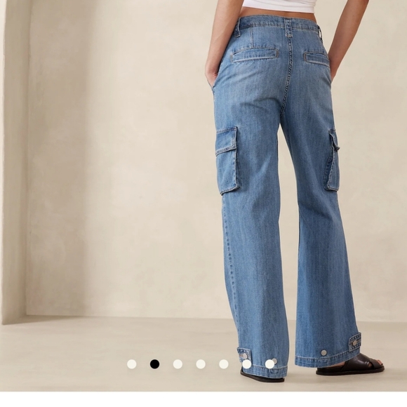 Banana Republic Cargo Jean Size 2/26 never worn NWT - Picture 4 of 5